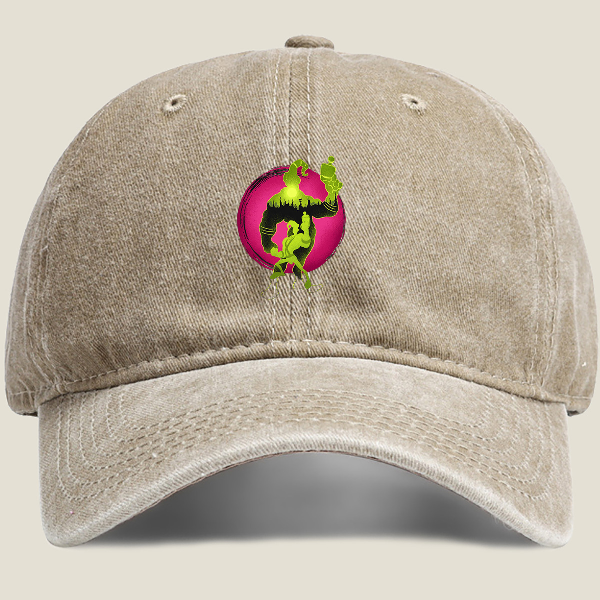 Mega Man and Dr. Wily Duel - Washed Denim - Baseball Cap