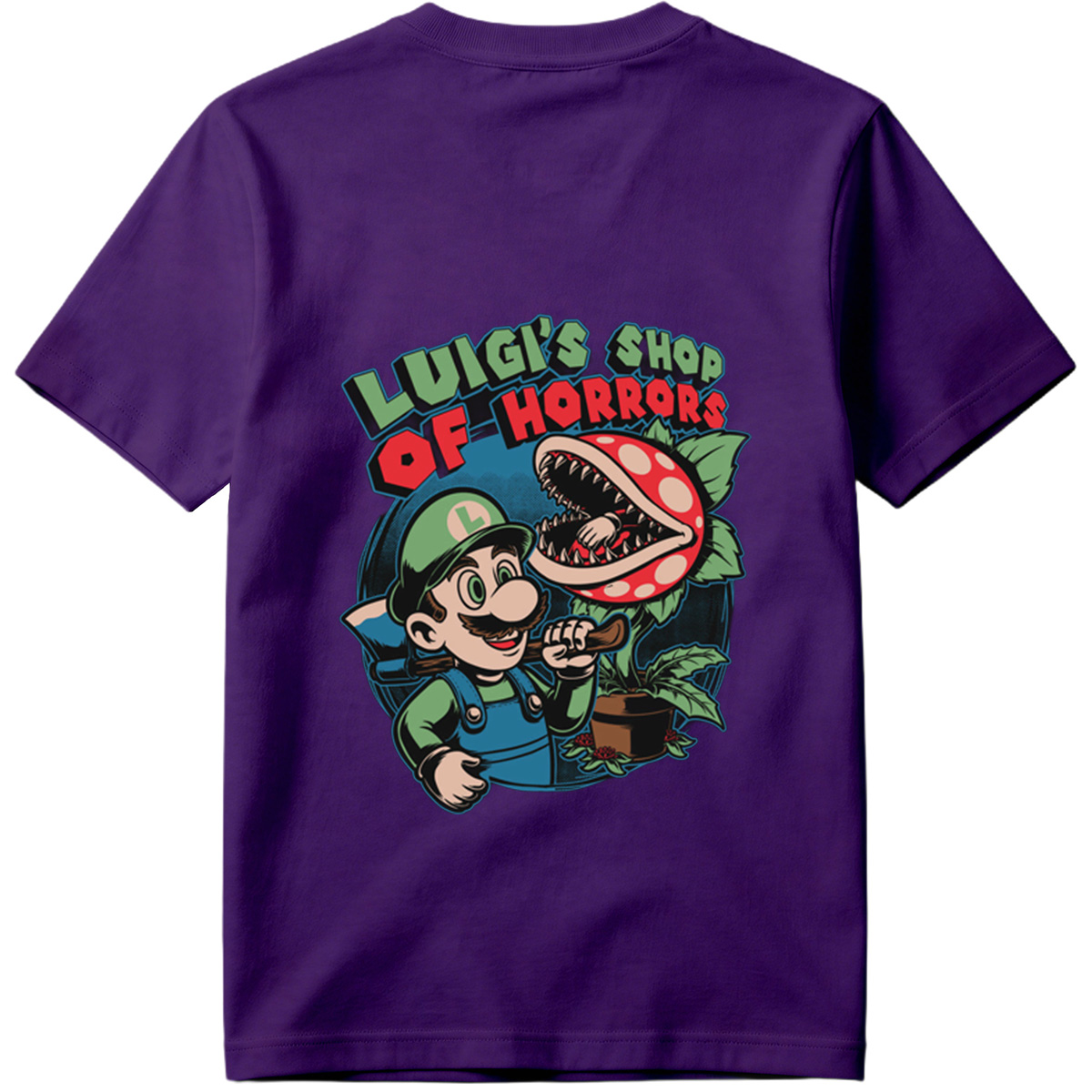 Luigi's Shop of Horrors: Luigi and Piranha Plant - Tee