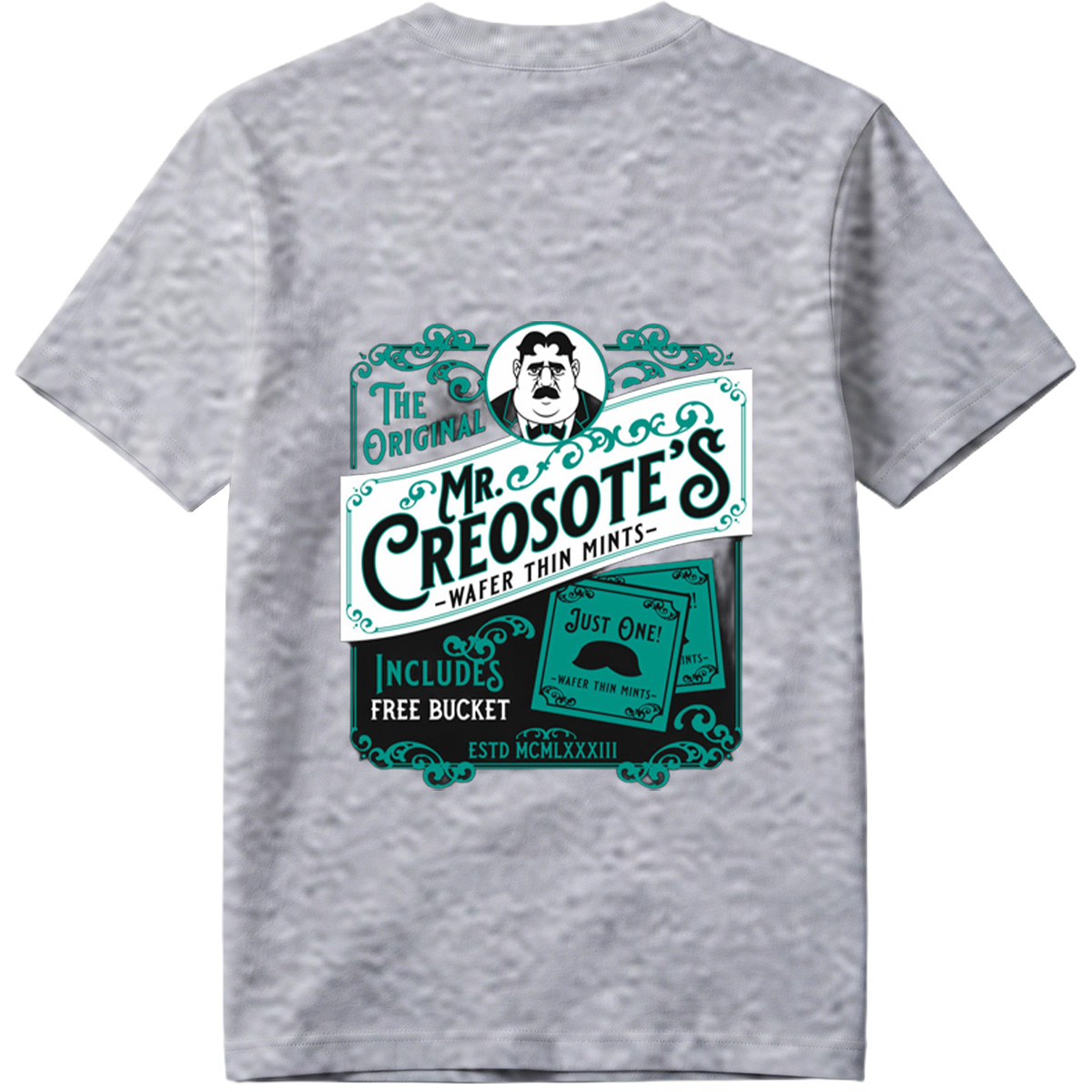 Mr. Creosote's Wafer Thin Mints - The Original with Free Bucket - Tee