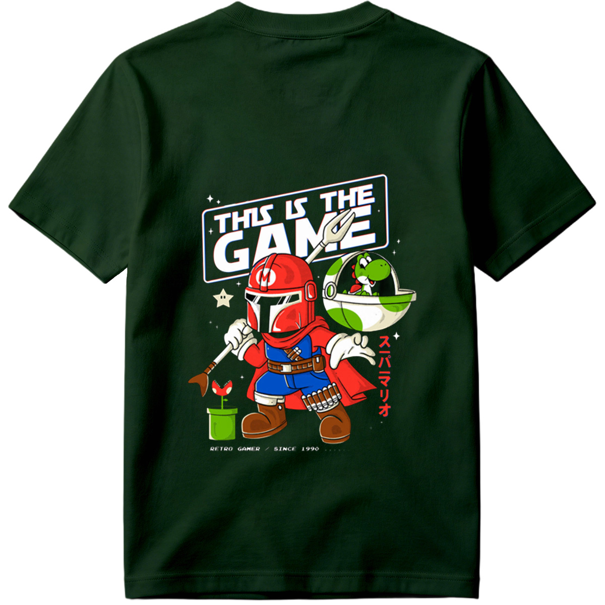 Super Mario Meets Mandalorian: This Is The Game - Tee