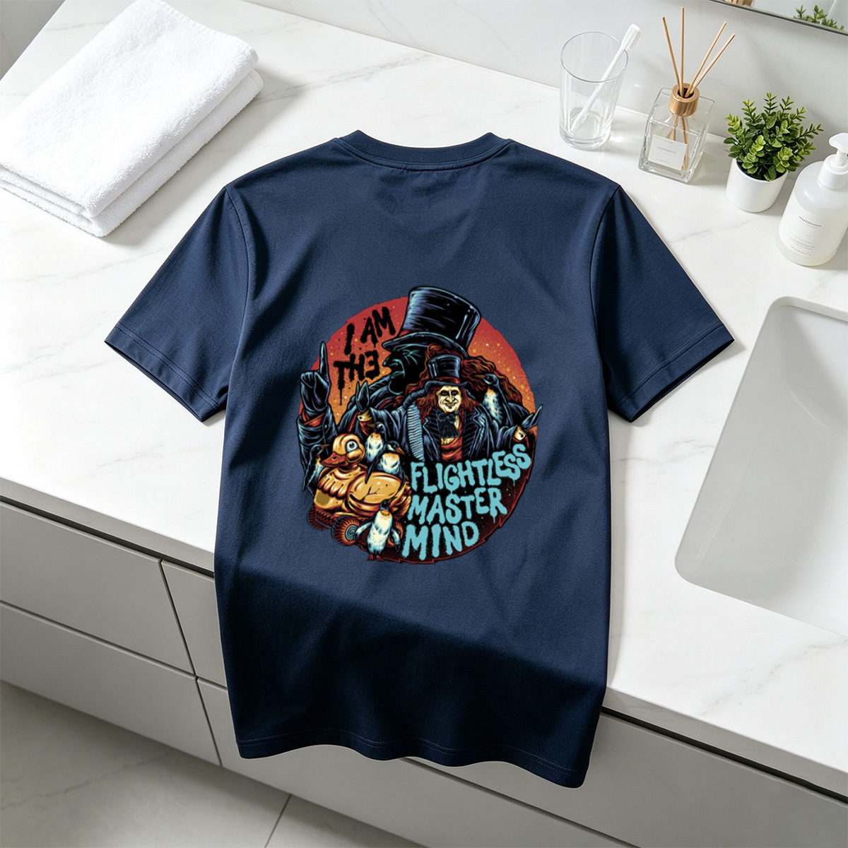 The Mad Hatter and Flightless Mastermind - Tee