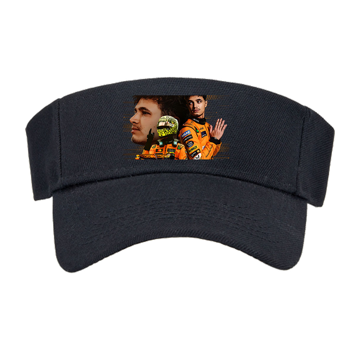 Lando Norris McLaren Formula 1 Racing Driver -  Visor cap