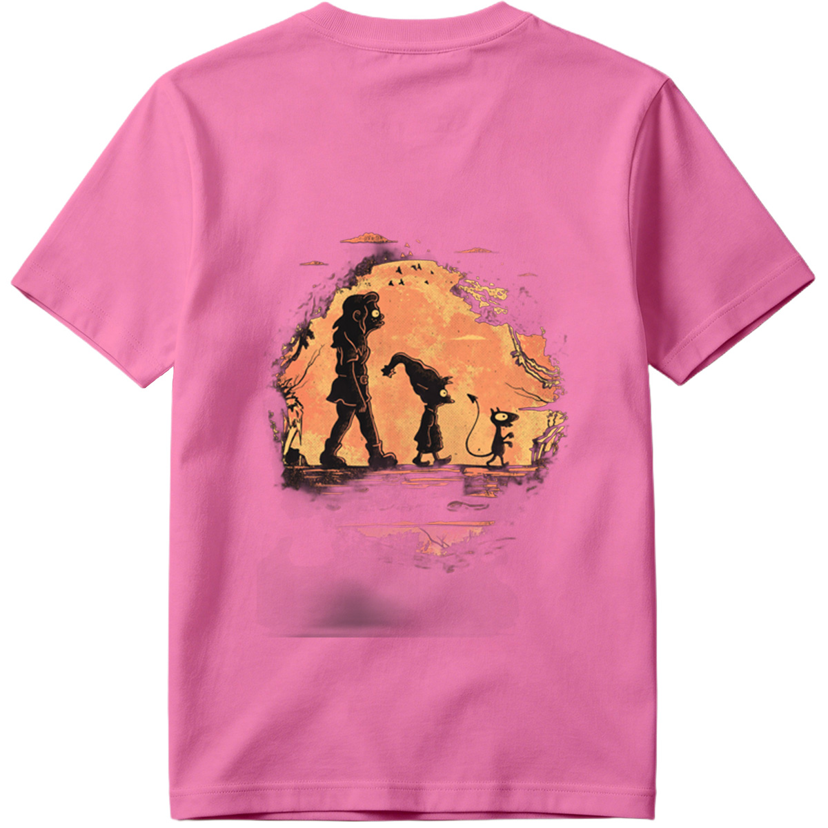 Coraline and the Other Mother with Cat - Tee