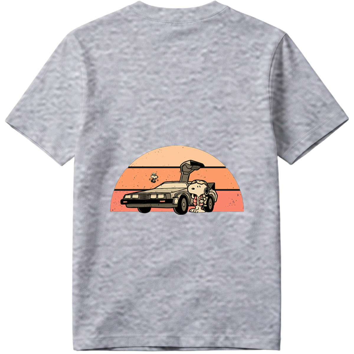 Snoopy and Woodstock in a DeLorean - Tee