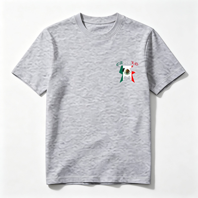 Canelo Alvarez Mexican Boxing Champion Flag Design - Tee
