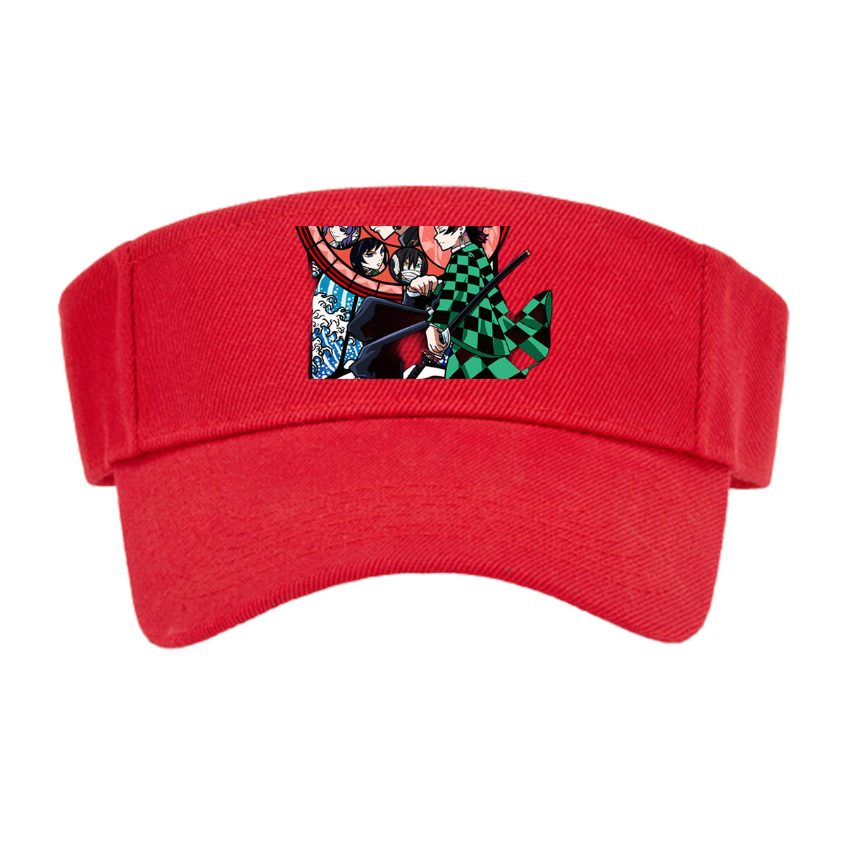 Demon Slayer: Tanjiro, Nezuko, Zenitsu, Inosuke, and Hashira in Action -  Visor cap