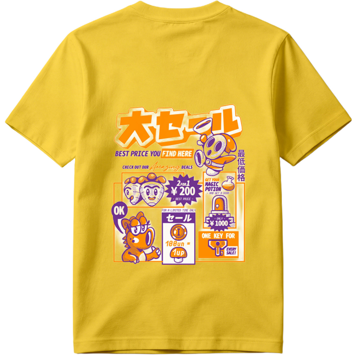 Kirby and King Dedede Big Sale Adventure - Tee