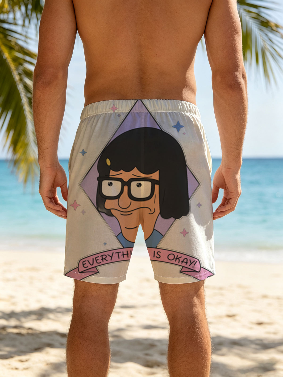 Benson from Regular Show: Everything Is Okay! -  Beach shorts