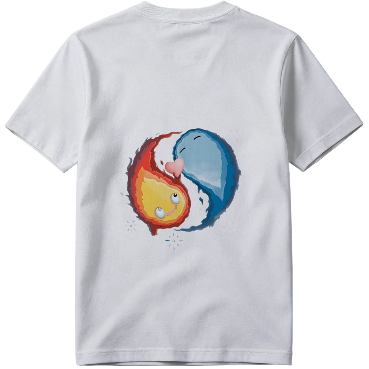 Fire and Ice: A Cosmic Yin Yang - Tee