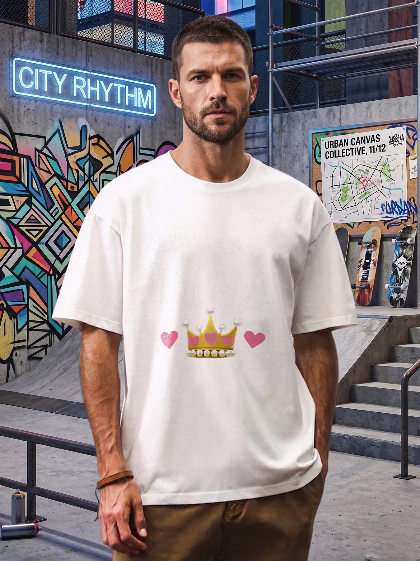 Men's Printed T-Shirt 