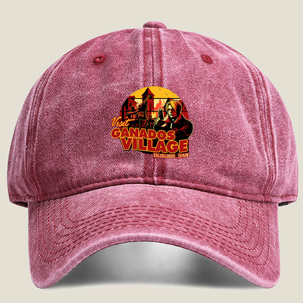 Resident Evil: Leon and Ada in Ganados Village - Washed Denim - Baseball Cap