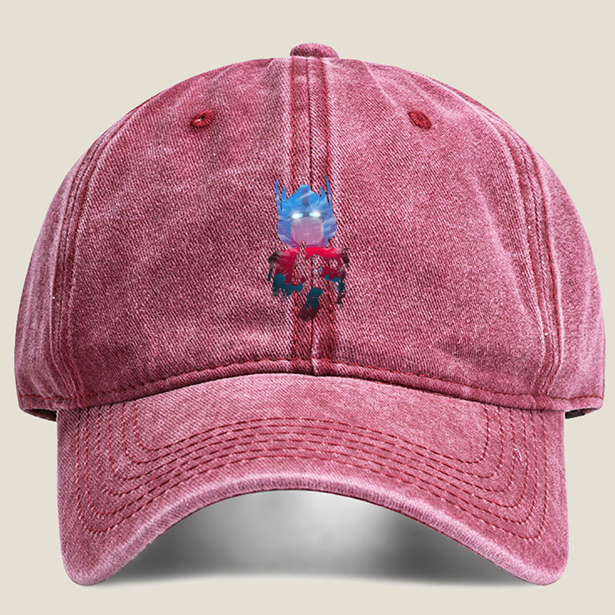Transformers: Optimus Prime and Megatron - Washed Denim - Baseball Cap