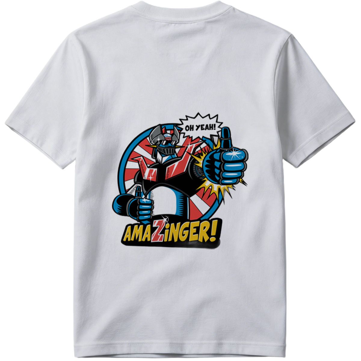 Amazinger! - Robot Hero with Thumbs Up - Tee