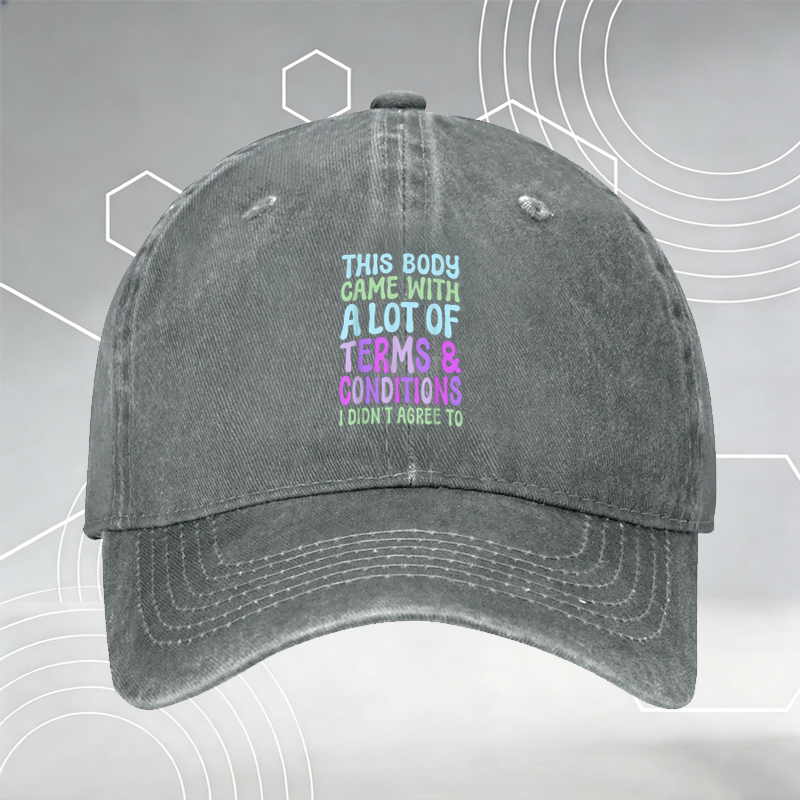 New Baseball Cap with Funny Chicken Print 