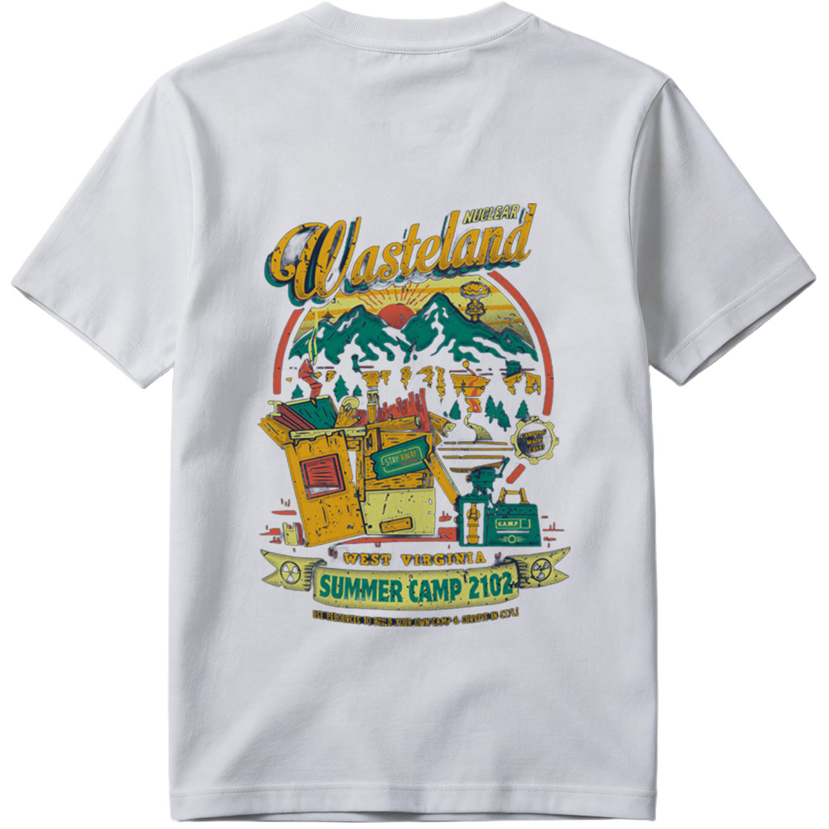 Nuclear Wasteland: Summer Camp 2102 - West Virginia - Tee