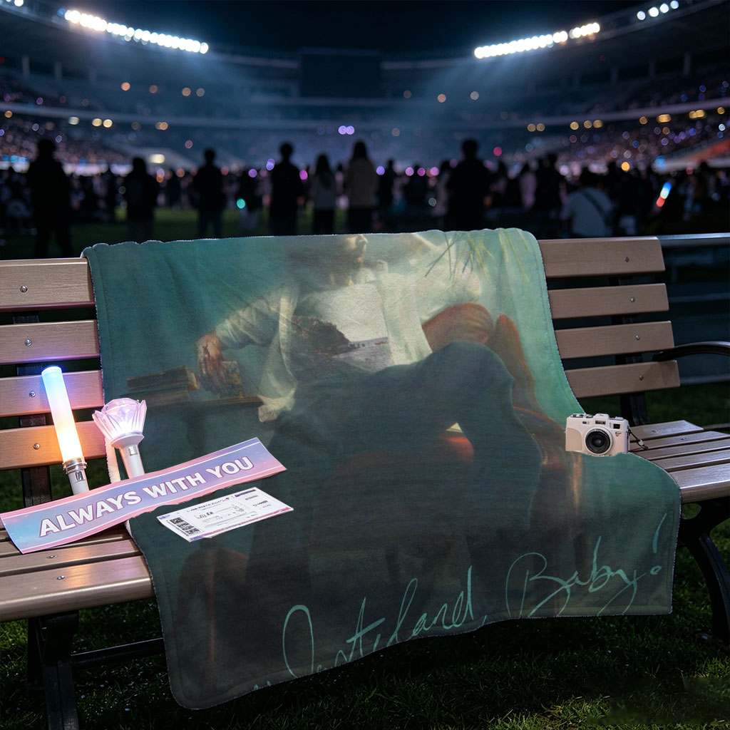 Hozier Underwater Scene with Man in Chair Reading Books and Flowers Floating - Blankets