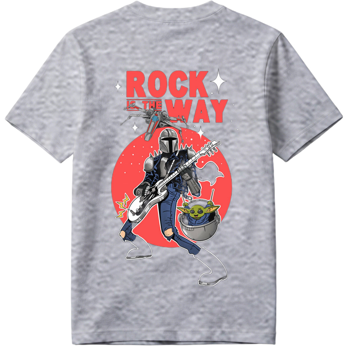 The Mandalorian & Grogu Rock Star Design - Tee