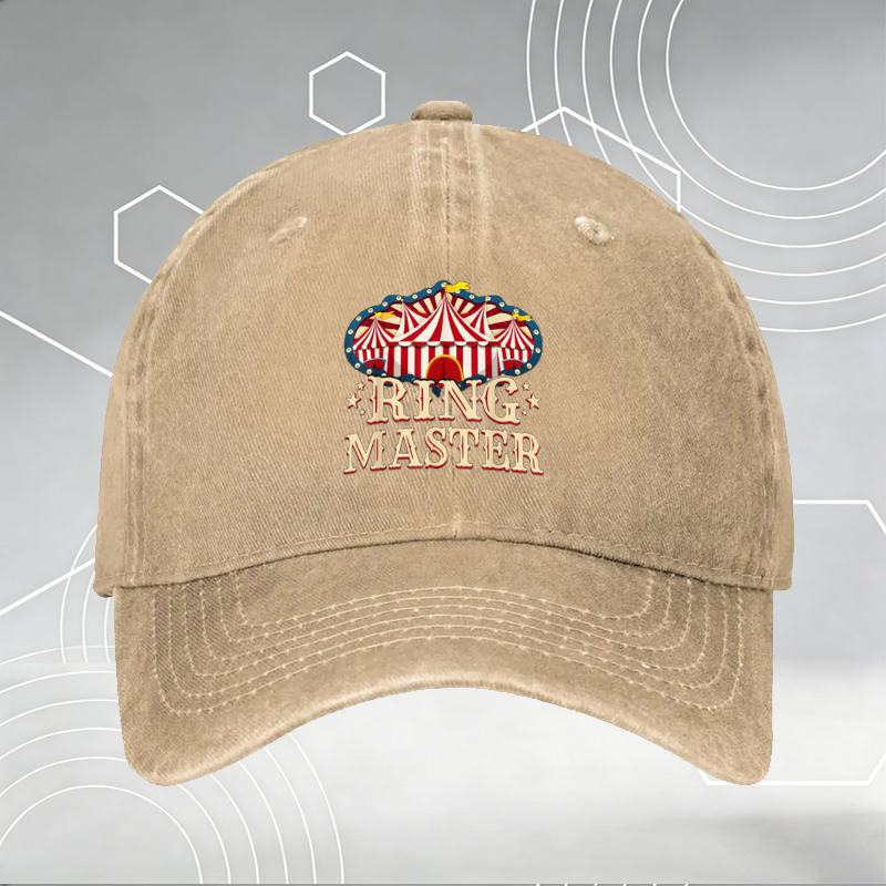 New Baseball Cap with Red Spider Lily Print and 