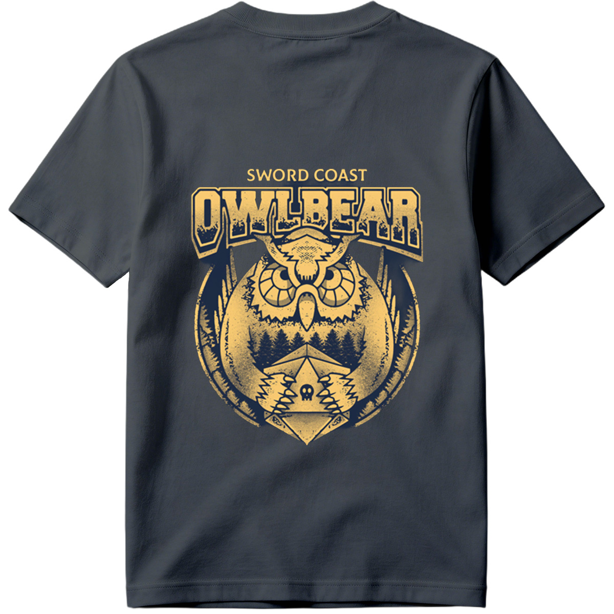 Sword Coast Owlbear: Fantasy Creature Emblem - Tee